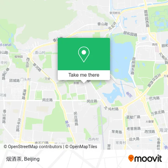 烟酒茶 map