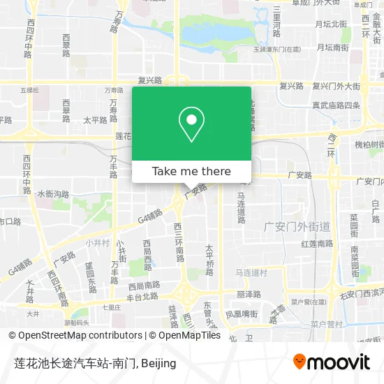 莲花池长途汽车站-南门 map