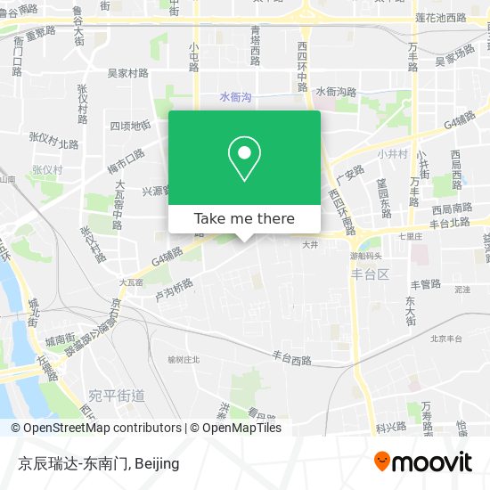 京辰瑞达-东南门 map