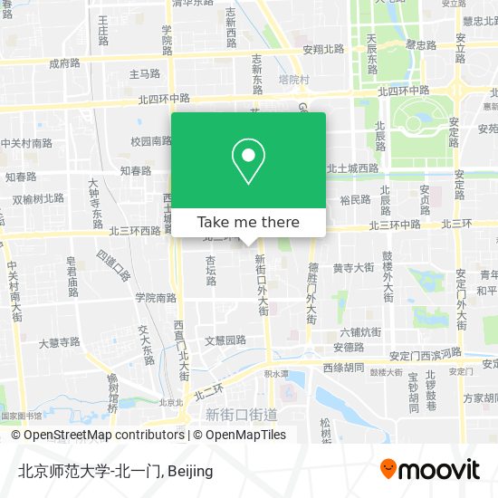 北京师范大学-北一门 map
