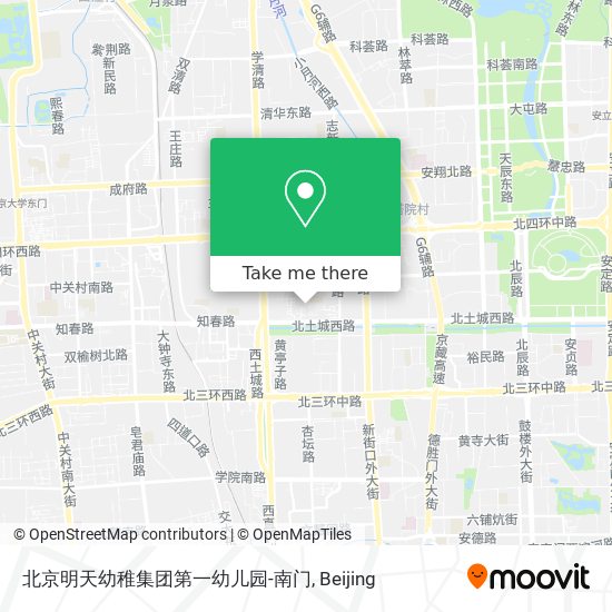 北京明天幼稚集团第一幼儿园-南门 map