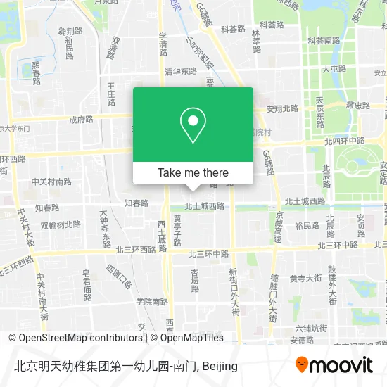 北京明天幼稚集团第一幼儿园-南门 map