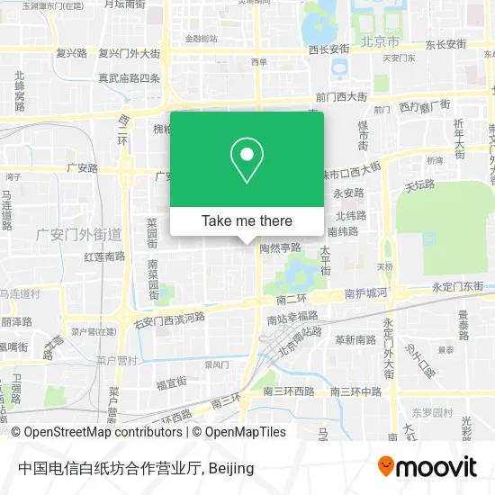 中国电信白纸坊合作营业厅 map