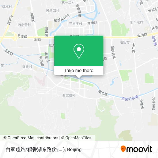 白家疃路/稻香湖东路(路口) map