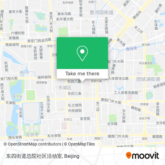 东四街道总院社区活动室 map