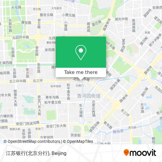 江苏银行(北京分行) map