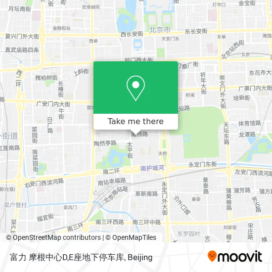 富力 摩根中心D,E座地下停车库 map