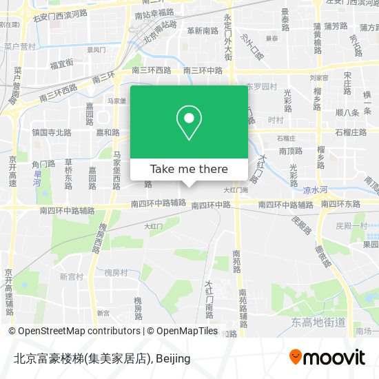 北京富豪楼梯(集美家居店) map