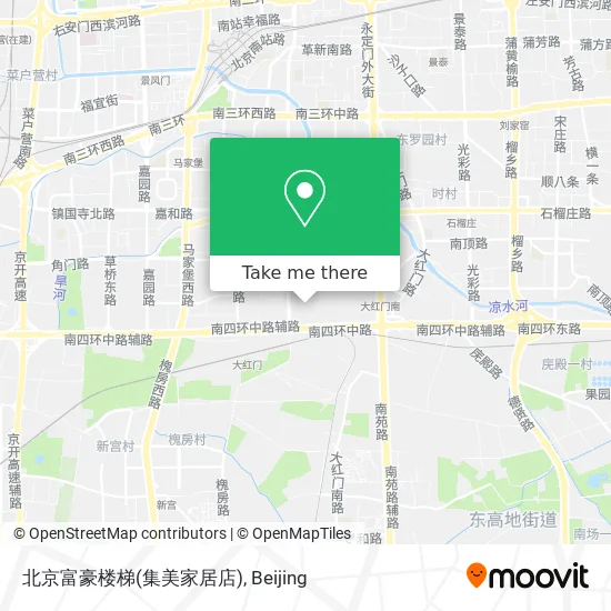 北京富豪楼梯(集美家居店) map