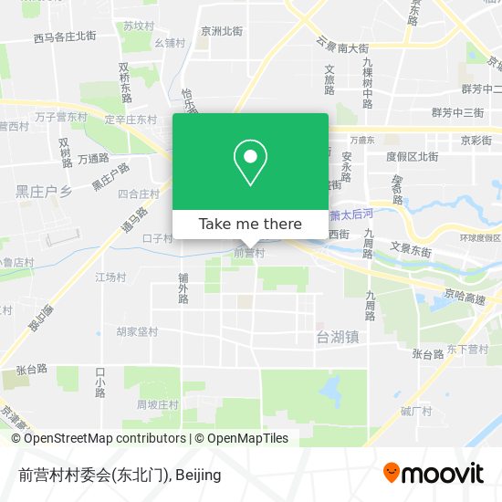 前营村村委会(东北门) map
