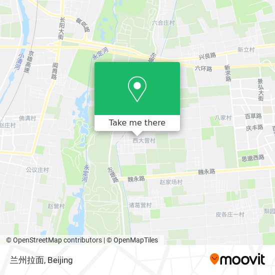 兰州拉面 map
