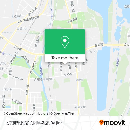 北京糖果民宿长阳半岛店 map