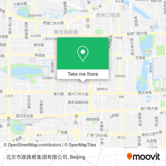 北京市政路桥集团有限公司 map