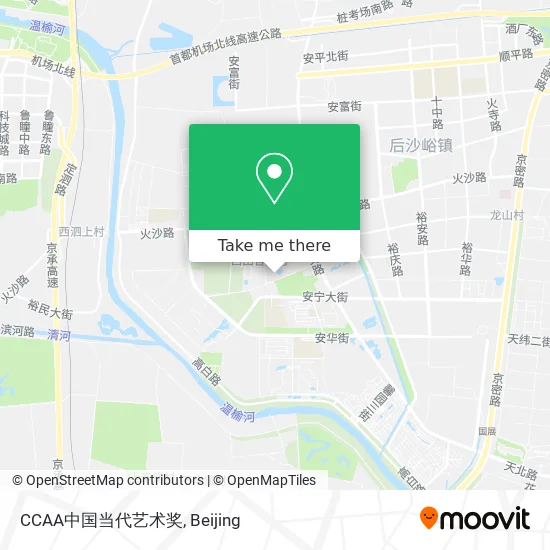 CCAA中国当代艺术奖 map