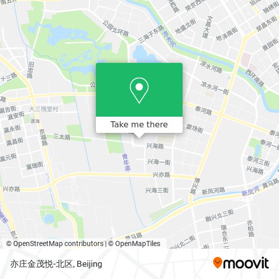 亦庄金茂悦-北区 map