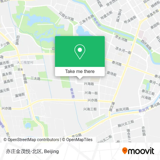 亦庄金茂悦-北区 map
