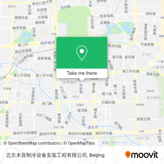 北京木良制冷设备安装工程有限公司 map