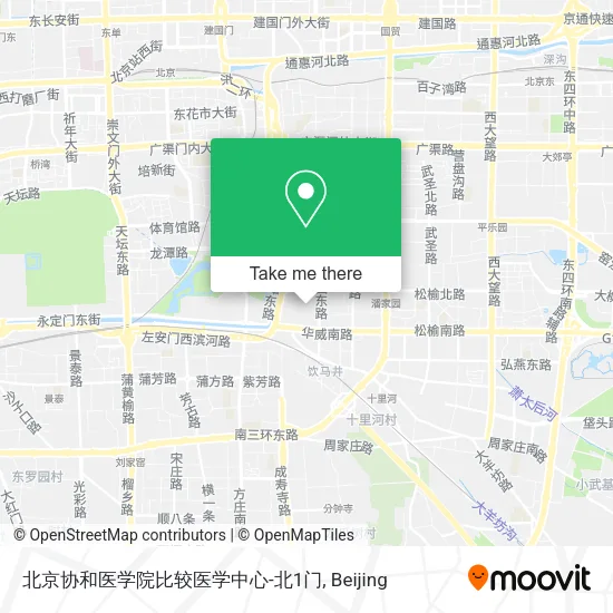 北京协和医学院比较医学中心-北1门 map