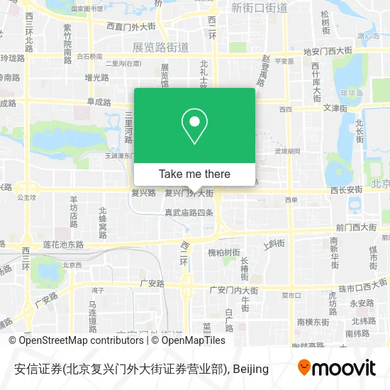 安信证券(北京复兴门外大街证券营业部) map