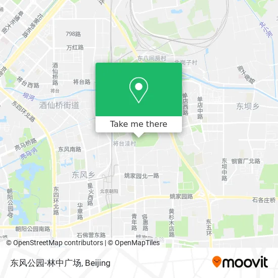 东风公园-林中广场 map