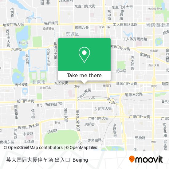 英大国际大厦停车场-出入口 map