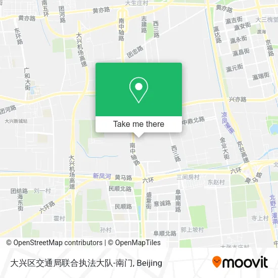 大兴区交通局联合执法大队-南门 map