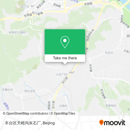 丰台区天峪沟灰石厂 map