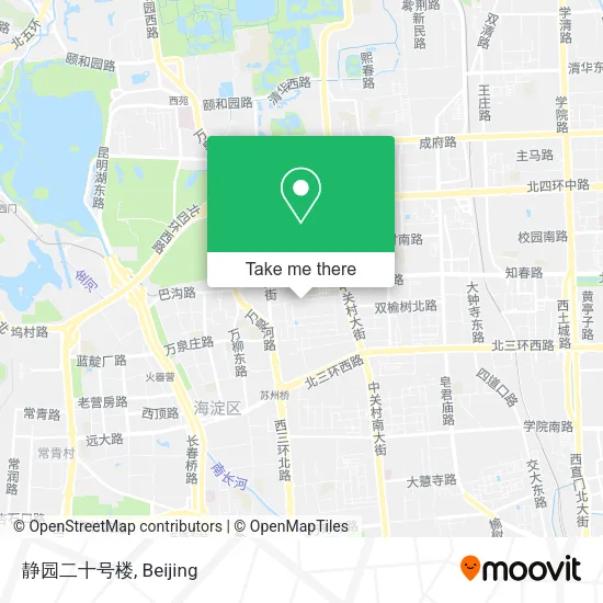 静园二十号楼 map