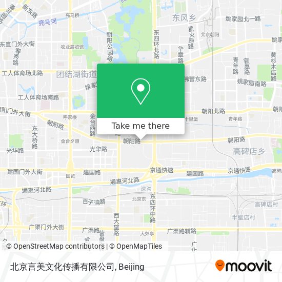 北京言美文化传播有限公司 map