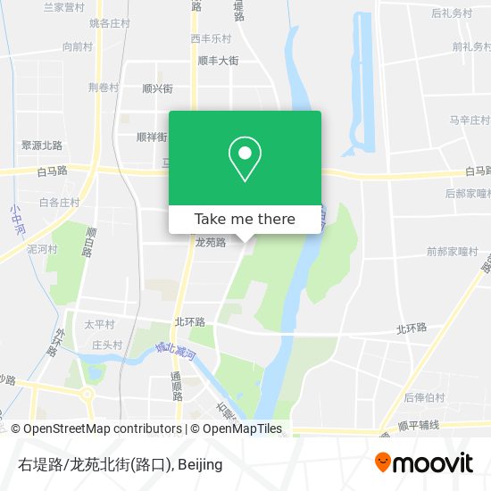 右堤路/龙苑北街(路口) map