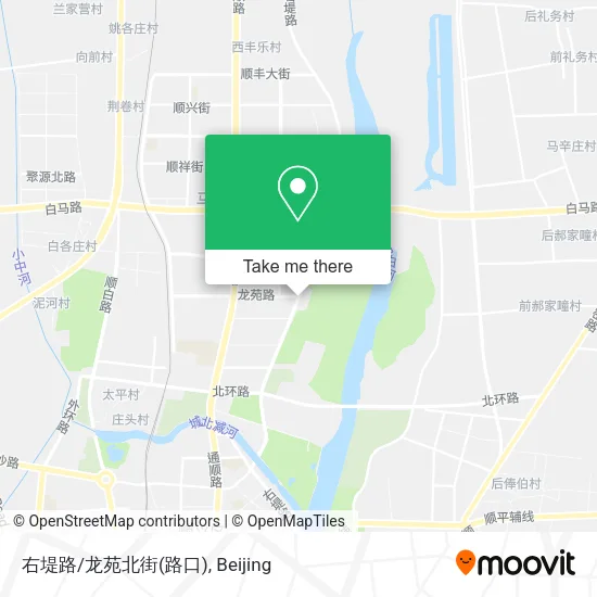 右堤路/龙苑北街(路口) map