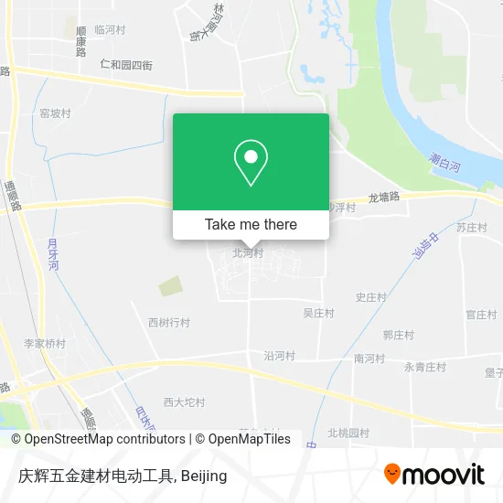 庆辉五金建材电动工具 map