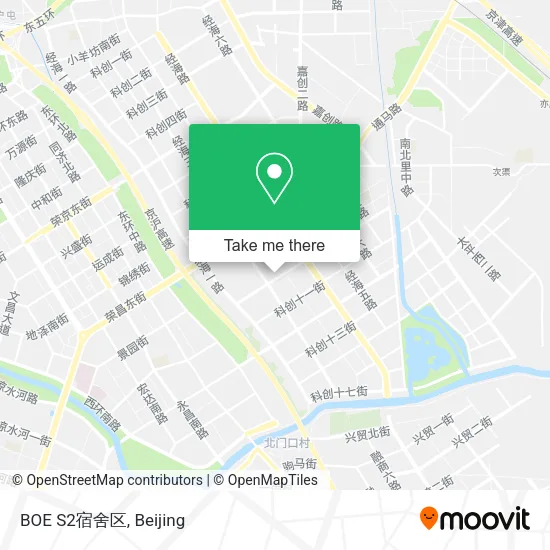 BOE S2宿舍区 map