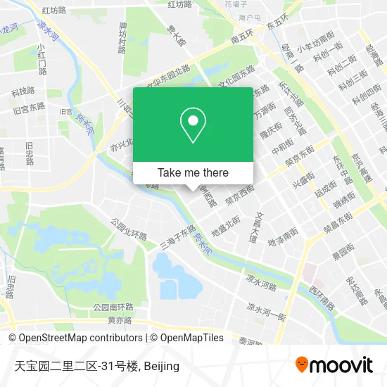 天宝园二里二区-31号楼 map