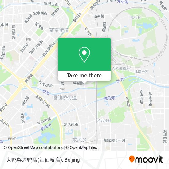 大鸭梨烤鸭店(酒仙桥店) map