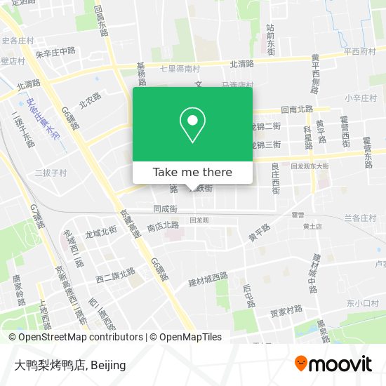 大鸭梨烤鸭店 map
