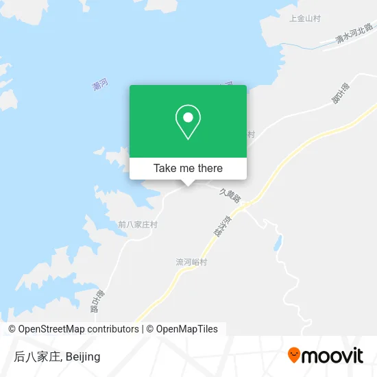 后八家庄 map
