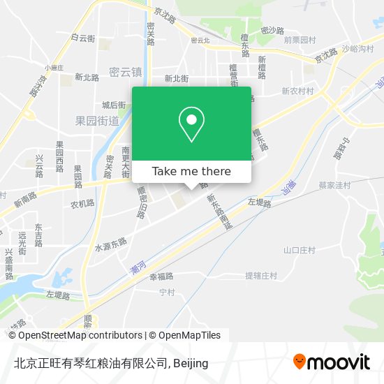 北京正旺有琴红粮油有限公司 map