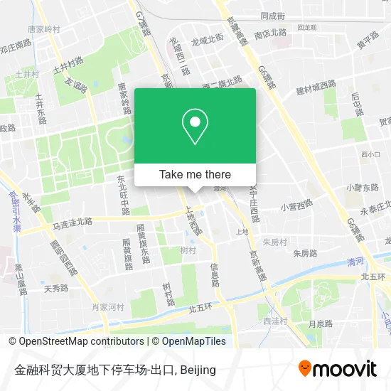 金融科贸大厦地下停车场-出口 map