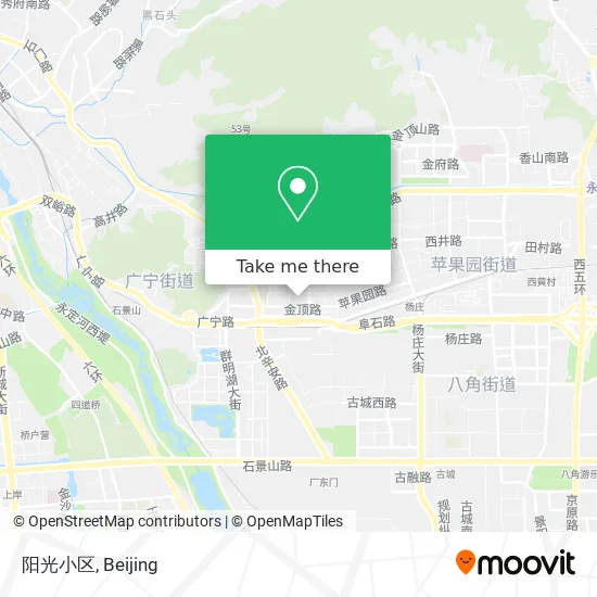 阳光小区 map