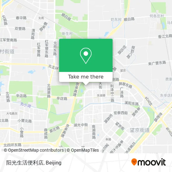 阳光生活便利店 map