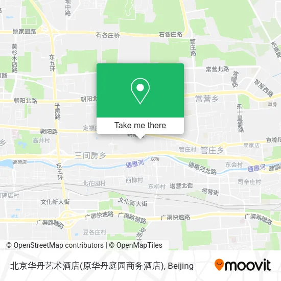 北京华丹艺术酒店(原华丹庭园商务酒店) map