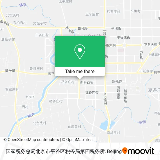 国家税务总局北京市平谷区税务局第四税务所 map