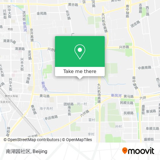 南湖园社区 map