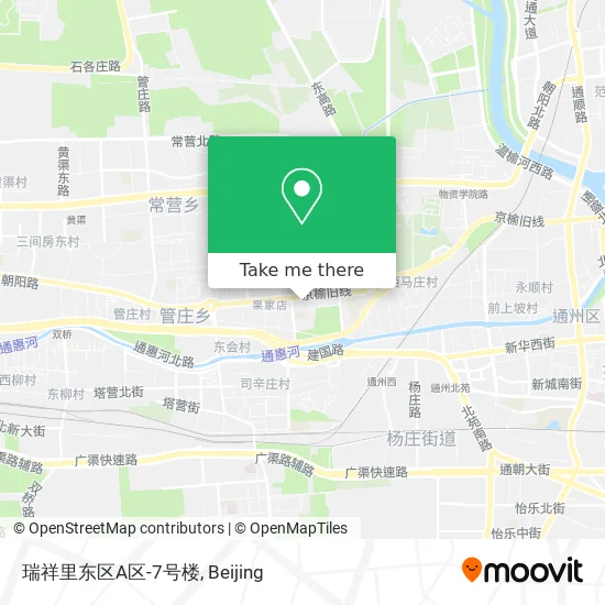 瑞祥里东区A区-7号楼 map