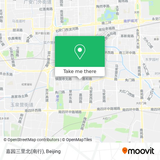 嘉园三里北(南行) map