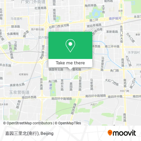 嘉园三里北(南行) map