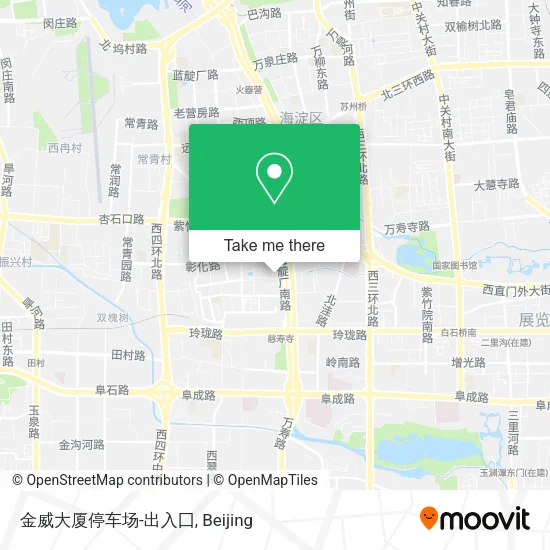 金威大厦停车场-出入囗 map