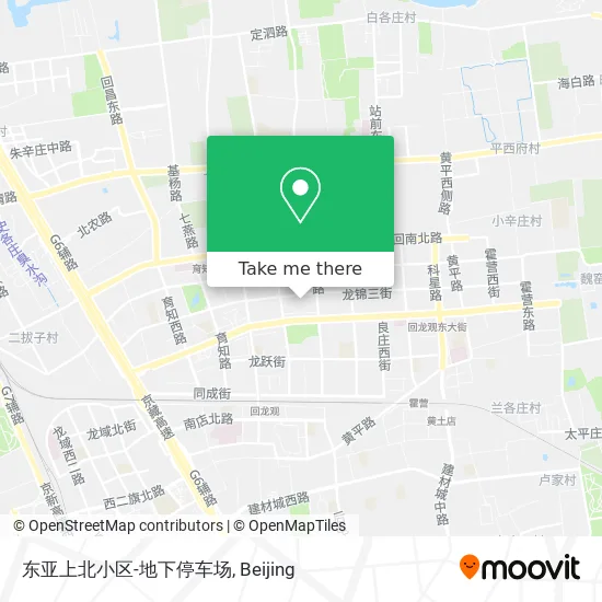 东亚上北小区-地下停车场 map