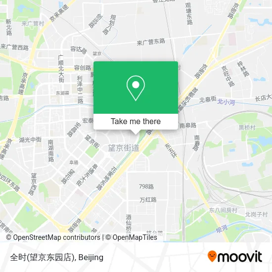 全时(望京东园店) map